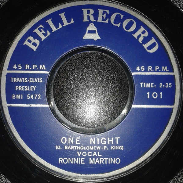 Ricky Corio*, Judy Peters, Tiny Mann & Orchestra / Ronnie Martino : That Old Black Magic / One Night (7", Single)