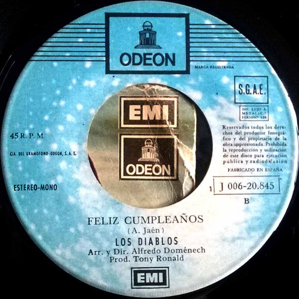 Los Diablos (2) : Oh, Oh, July (7", Single)