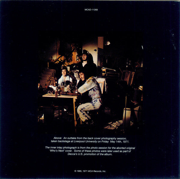 The Who : Who's Next (CD, Album, RE, RM, Uni)