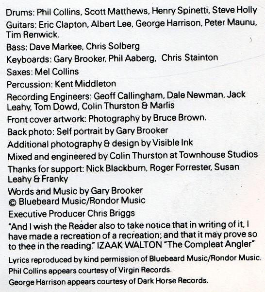 Gary Brooker : Lead Me To The Water (LP, Album)