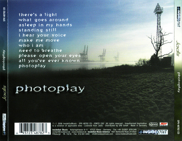 Jadis (3) : Photoplay (CD, Album)