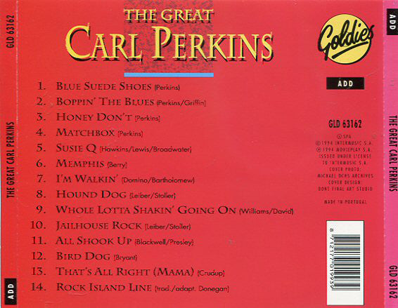 Carl Perkins : The Great Carl Perkins (CD, Comp)
