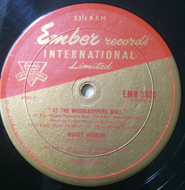 Woody Herman And His Orchestra : At The Woodchoppers Ball (LP, Album)