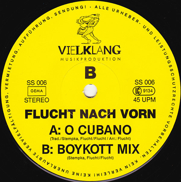 Flucht Nach Vorn : O Cubano (12")