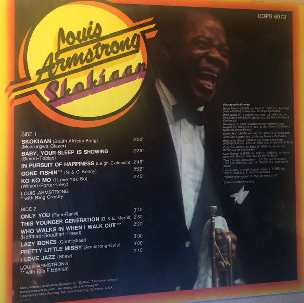 Louis Armstrong : Skokiaan (LP)