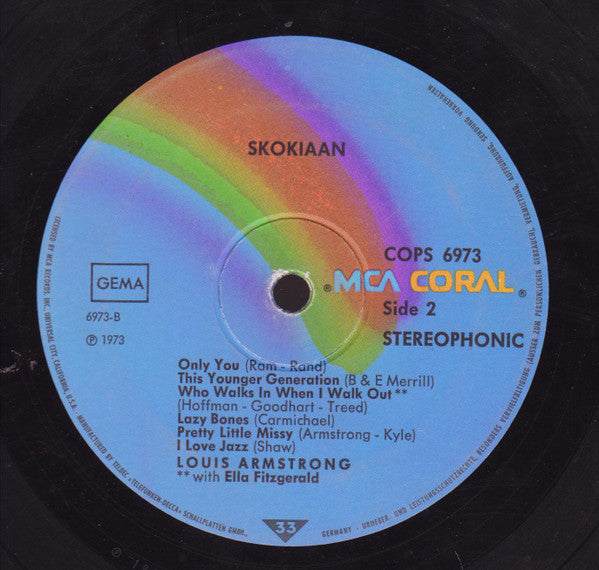 Louis Armstrong : Skokiaan (LP)