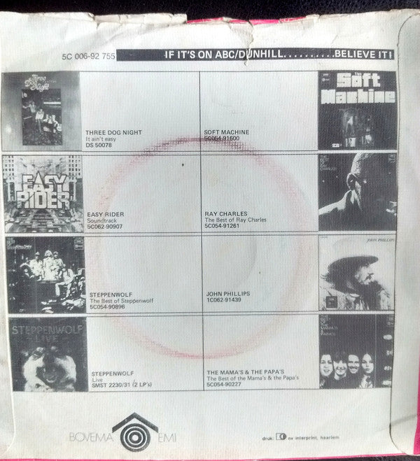 Tommy Roe : Stagger Lee / Back Streets And Alleys (7", Single)