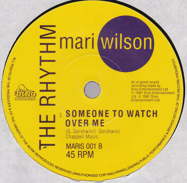 Mari Wilson Featuring Rumba Tres : The Rhythm (7", Single)