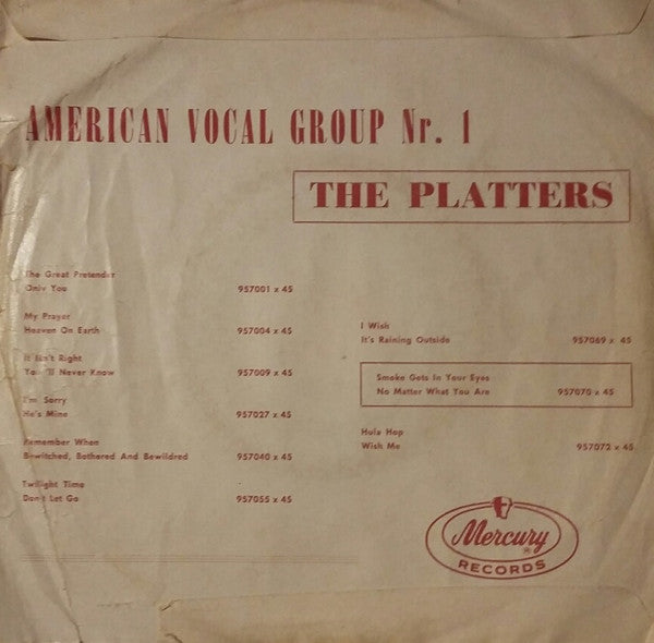 The Platters : My Prayer / Heaven On Earth (7", Single)