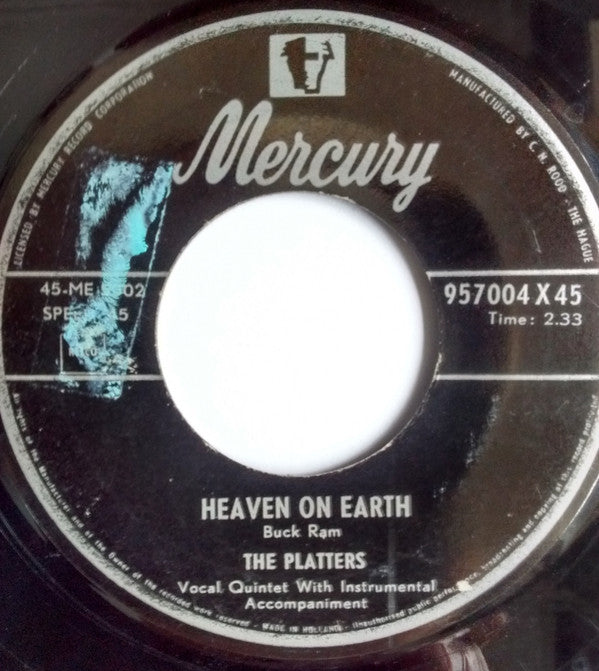 The Platters : My Prayer / Heaven On Earth (7", Single)