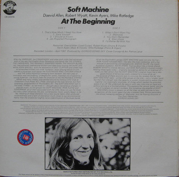 Soft Machine : At The Beginning (LP, Album)