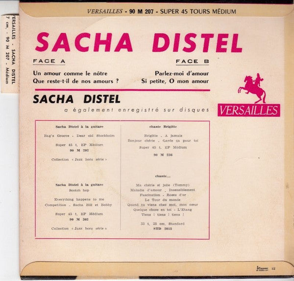 Sacha Distel : Parlez Moi D'amour (7", EP)