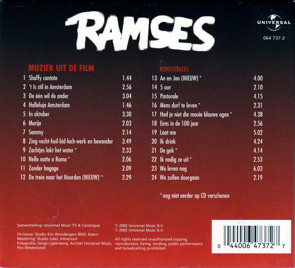 Ramses Shaffy : Muziek Uit De Film Ramses (CD, Album)