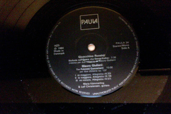 Maria Kämmerling, Leif Christensen (2) : Guitar Duets (LP)