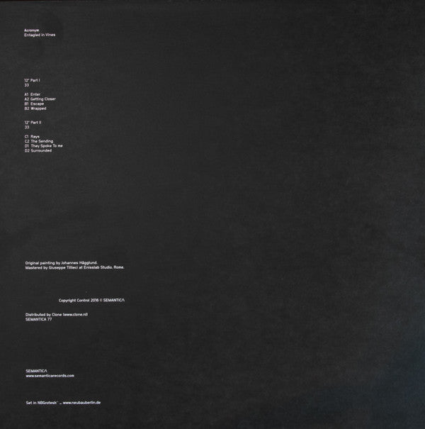 Acronym : Entagled In Vines (2x12", EP, Cle)