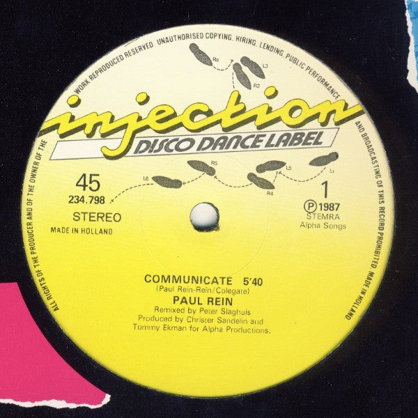 Paul Rein : Communicate (12", Maxi)