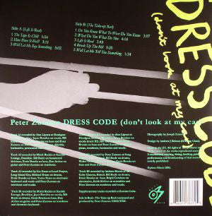 Peter Zummo : Dress Code (Don't Look At My Car) (LP, MiniAlbum)