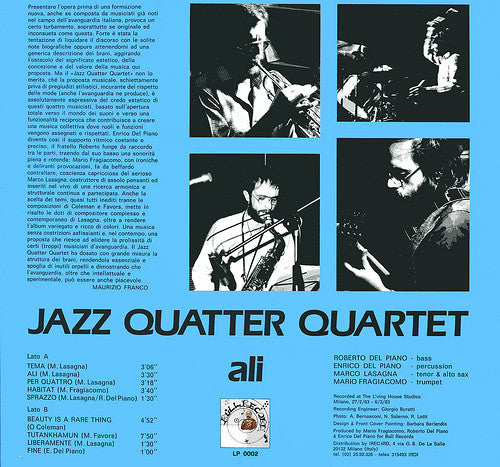 Jazz Quatter Quartet : Ali (LP, Album)