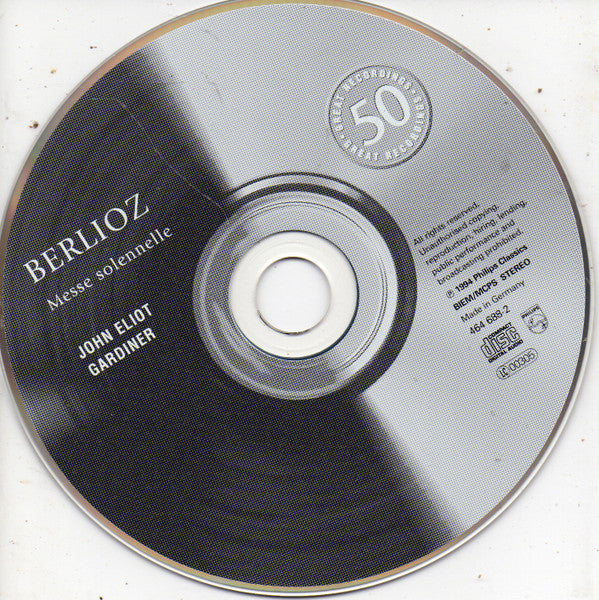 Hector Berlioz - Donna Brown, Jean-Luc Viala, Gilles Cachemaille, The Monteverdi Choir, Orchestre Révolutionnaire Et Romantique, John Eliot Gardiner : Messe Solennelle (CD, Album, RE, RM)