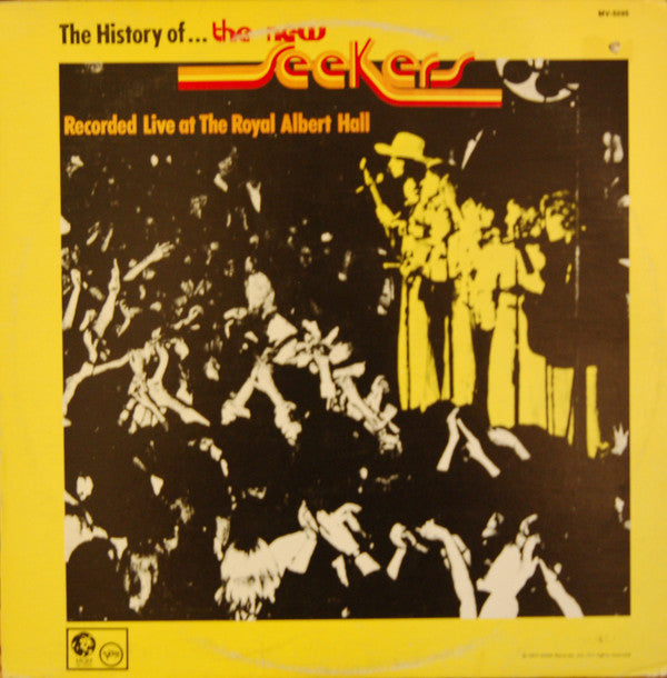 The New Seekers : The History of... The New Seekers Recorded Live at The Royal Albert Hall (LP, Album)