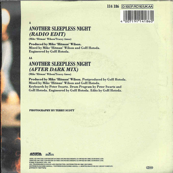 Shawn Christopher : Another Sleepless Night (7", Single)