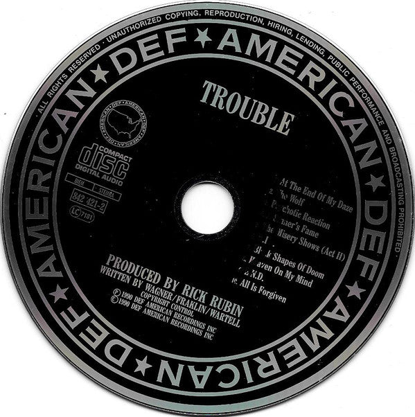 Trouble (5) : Trouble (CD, Album)