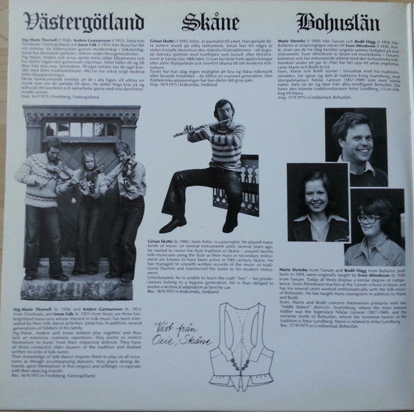 Various : Unga Spelmän Från Södra Sverige (LP, Album)