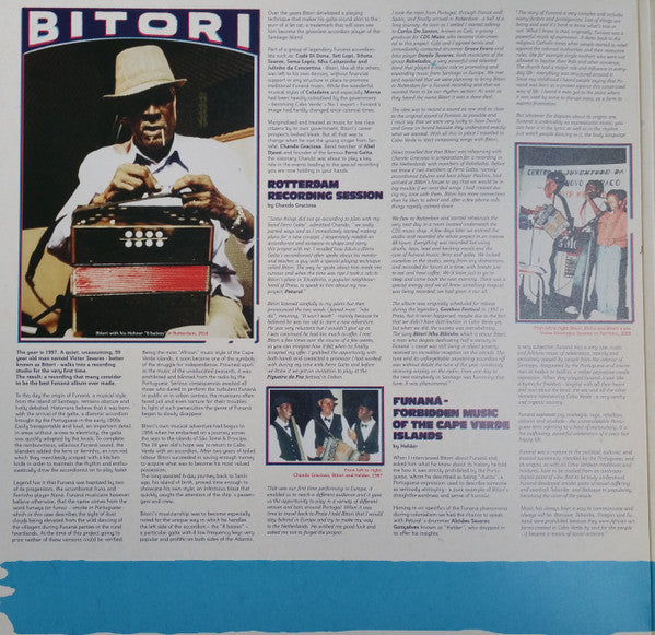 Bitori : Legend Of Funaná - The Forbidden Music Of The Cape Verde Islands (LP, Album, RE)