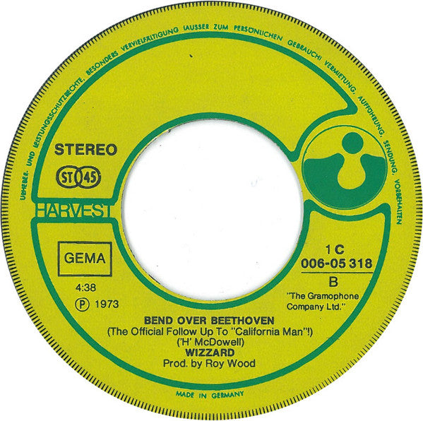 Wizzard (2) : See My Baby Jive (7", Single)