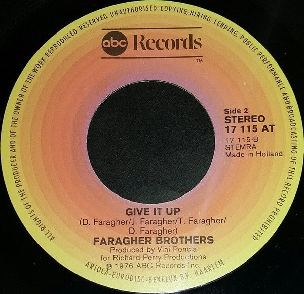 Faragher Bros : It's All Right (7", Single)