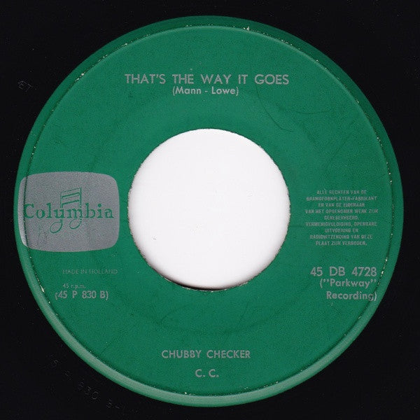 Chubby Checker : The Fly (7")