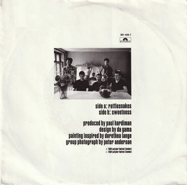 Lloyd Cole And The Commotions* : Rattlesnakes (7", Single)