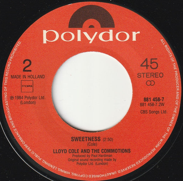 Lloyd Cole And The Commotions* : Rattlesnakes (7", Single)