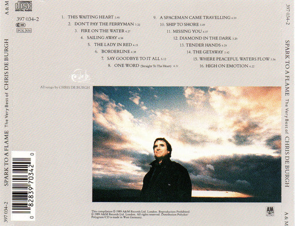 Chris De Burgh : Spark To A Flame (The Very Best Of Chris De Burgh) (CD, Comp, PDO)