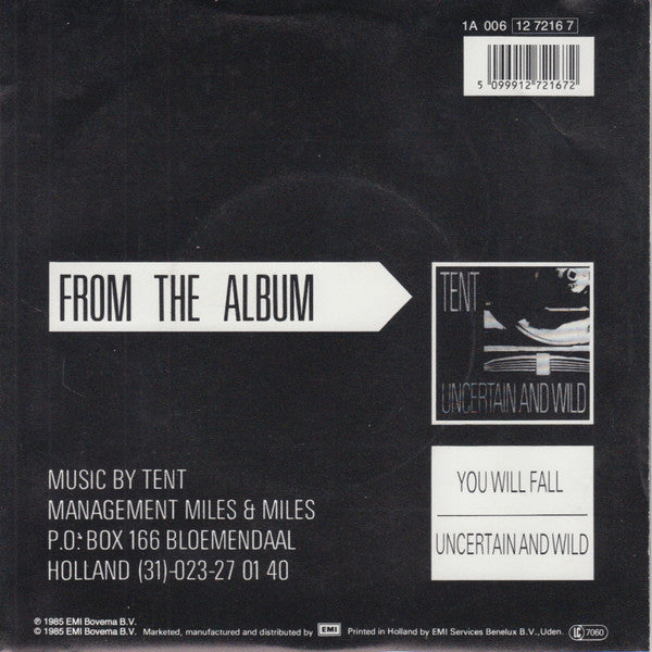 Tent : You Will Fall (7", Single)