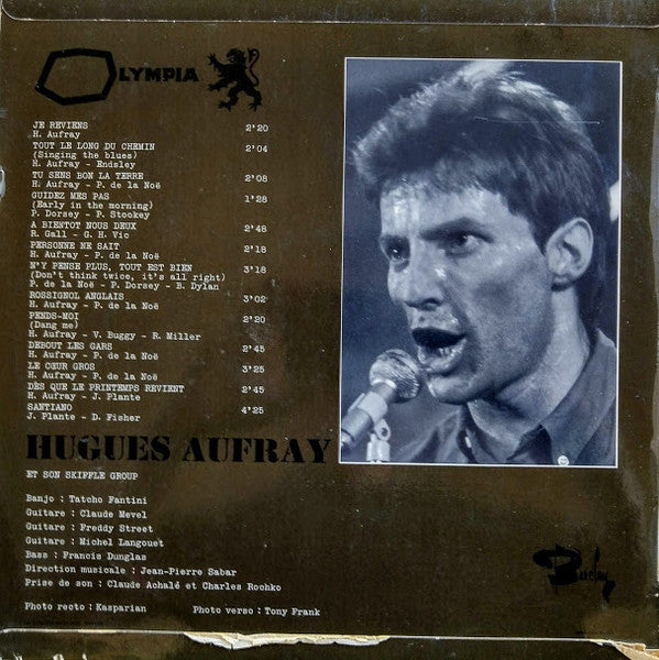 Hugues Aufray Et Son Skiffle Group : Olympia  (LP, Album, Mono)