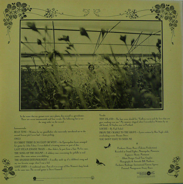 Leo Kottke : Greenhouse (LP, Album, RE)