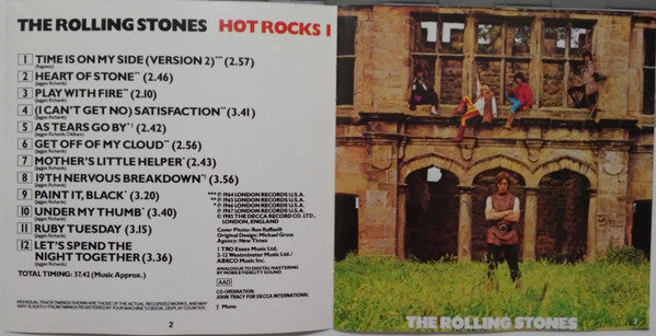 The Rolling Stones : Hot Rocks 1 (CD, Comp, Mono, RE)