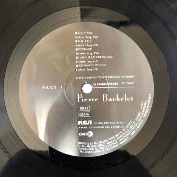 Pierre Bachelet : Pierre Bachelet (LP, Album)