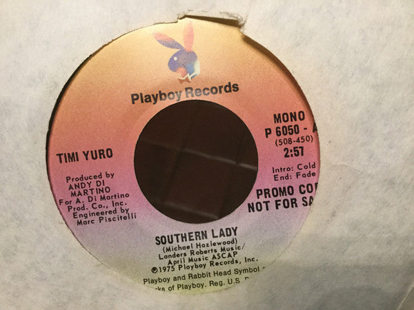 Timi Yuro : Southern Lady (7", Mono, Promo)