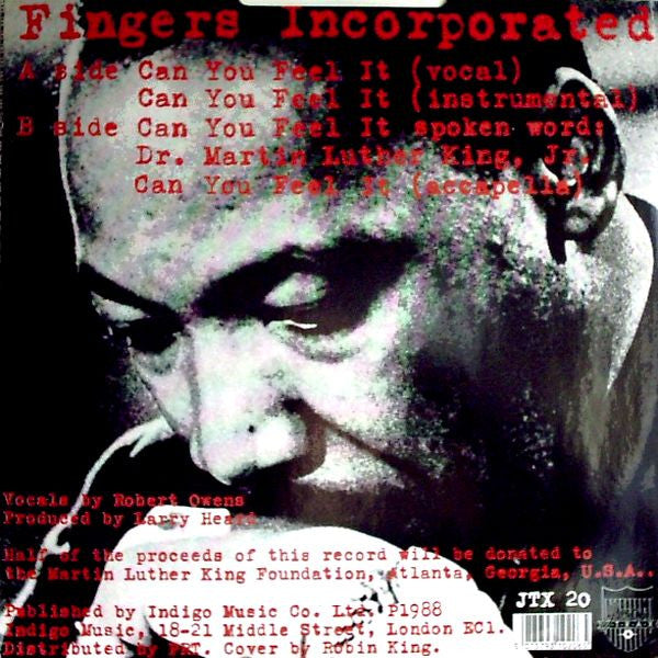 Fingers Inc. : Can You Feel It (12", MP)