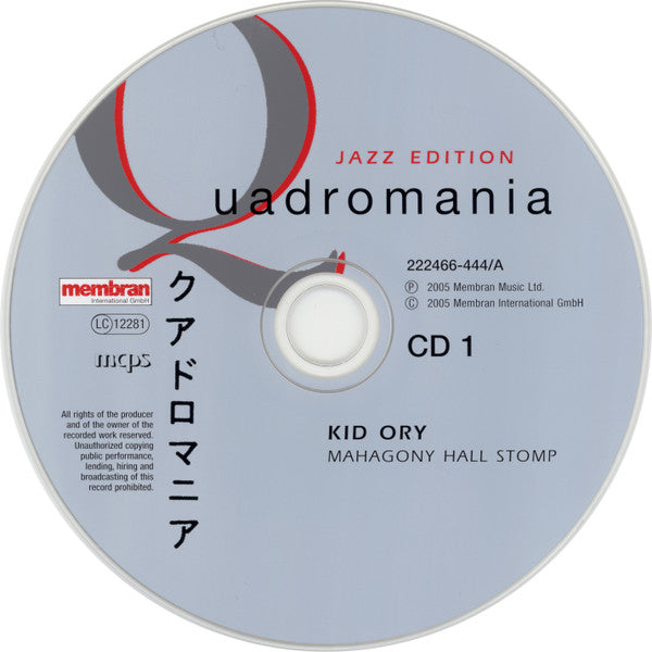 Kid Ory : Mahagony Hall Stomp (4xCD, Comp, RM)