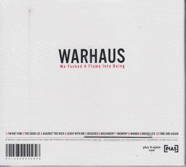 Warhaus : We Fucked A Flame Into Being (CD, Album)