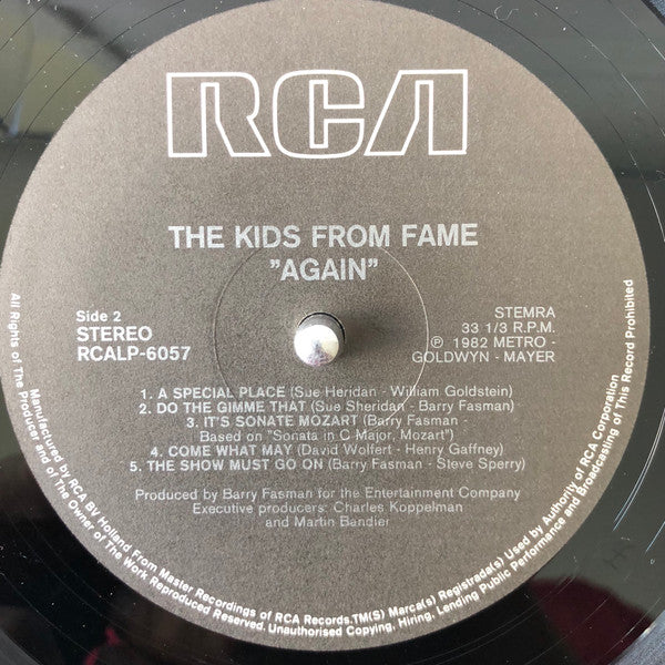 The Kids From Fame : The Kids From Fame Again (LP, Album)