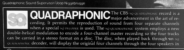 Thijs Van Leer : Introspection (LP, Album, Quad)