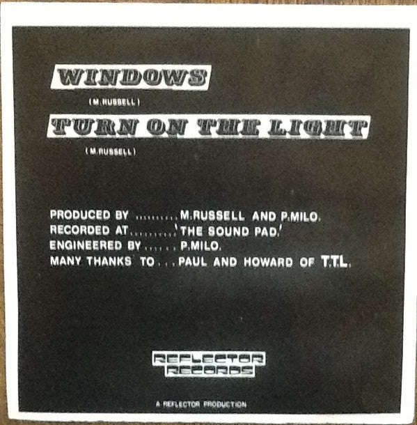 Mick Russell : Windows (7", Single)