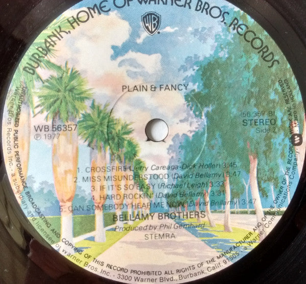 Bellamy Brothers : Plain & Fancy (LP, Album)