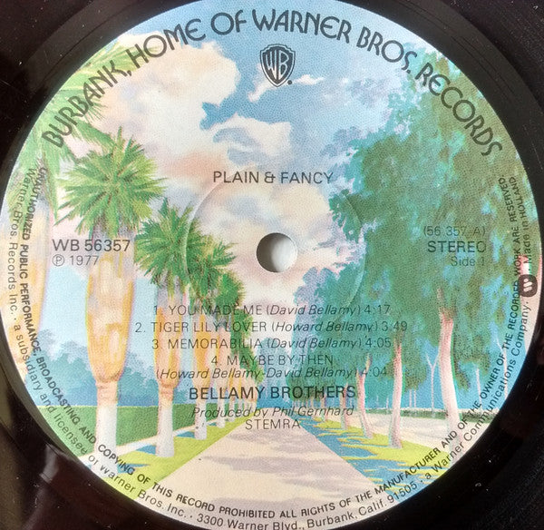 Bellamy Brothers : Plain & Fancy (LP, Album)