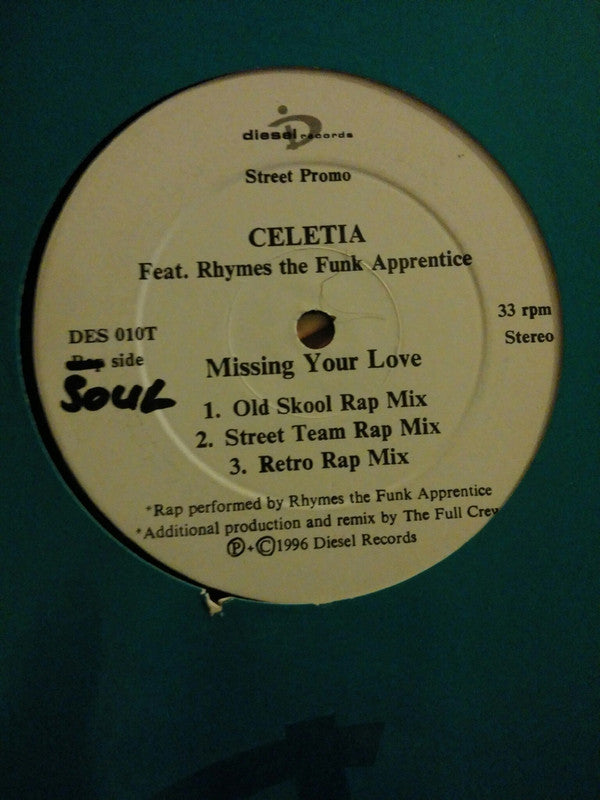 Celetia : Missing Your Love (12")