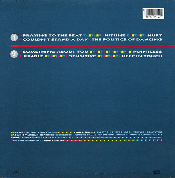 Re-Flex (2) : The Politics Of Dancing (LP, Album)